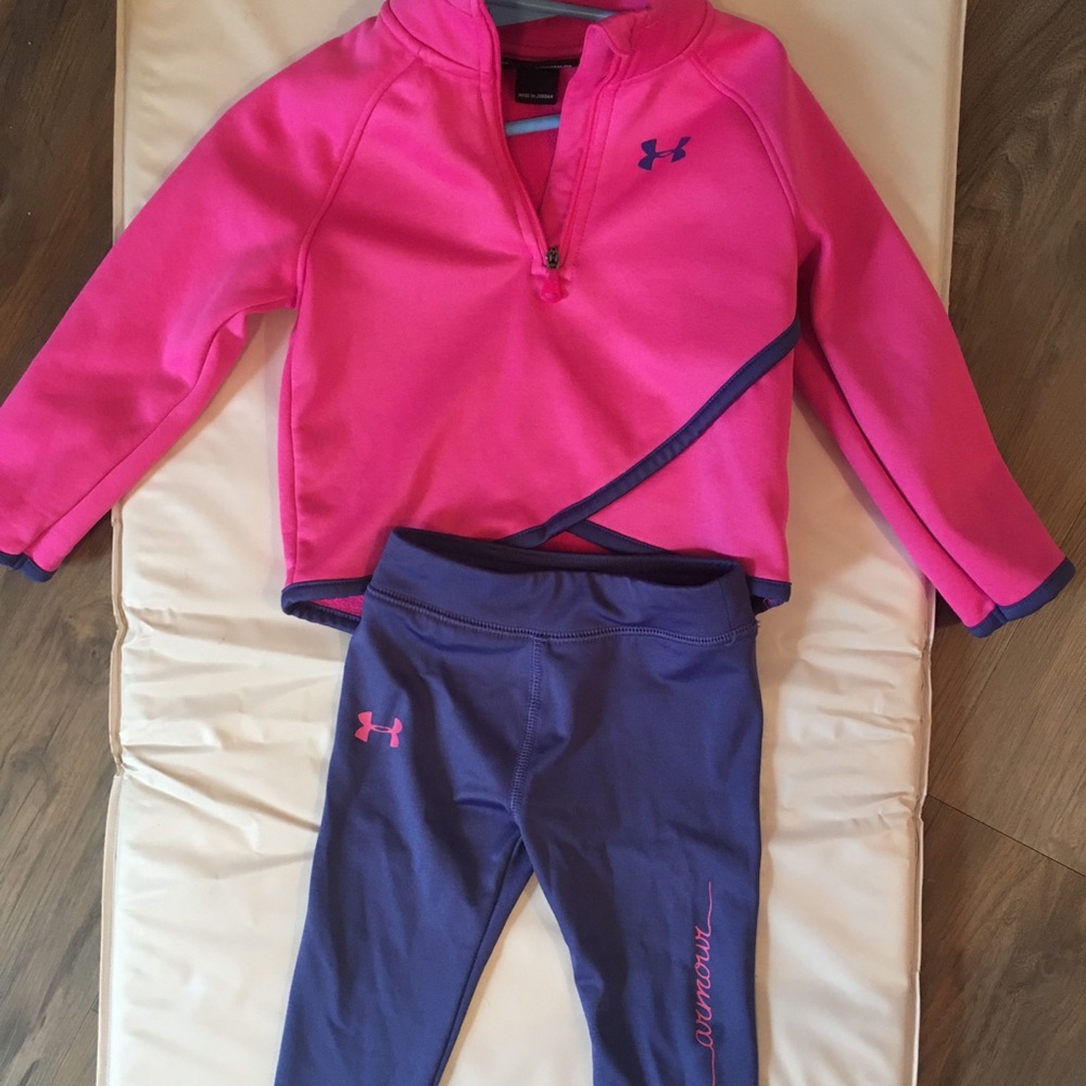 Under Armor matching set! Size 18 months!